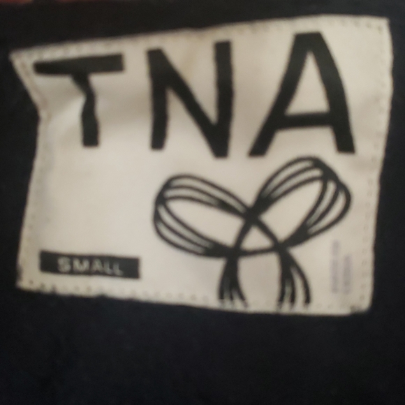TNA dark navy blue/black zip hoodie - Picture 4 of 5